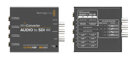 Mini Converter Audio to SDI 4K